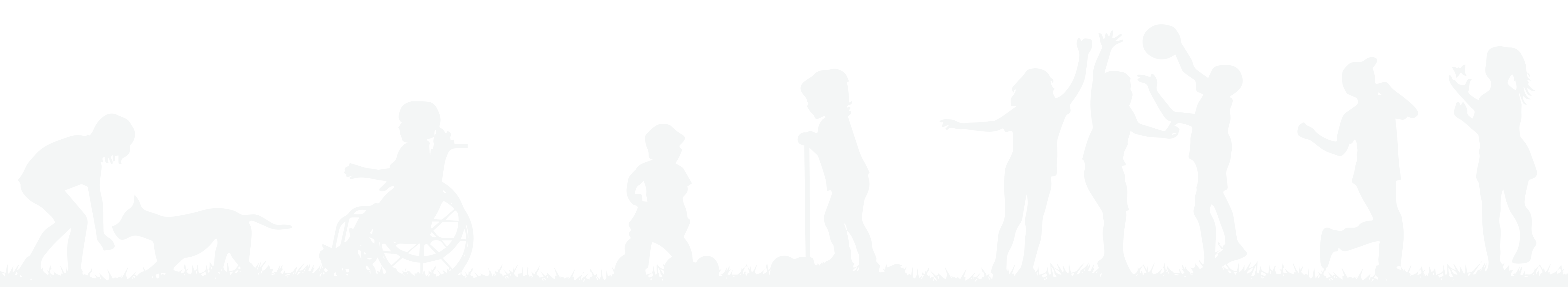 Silhouette spielender Kinder